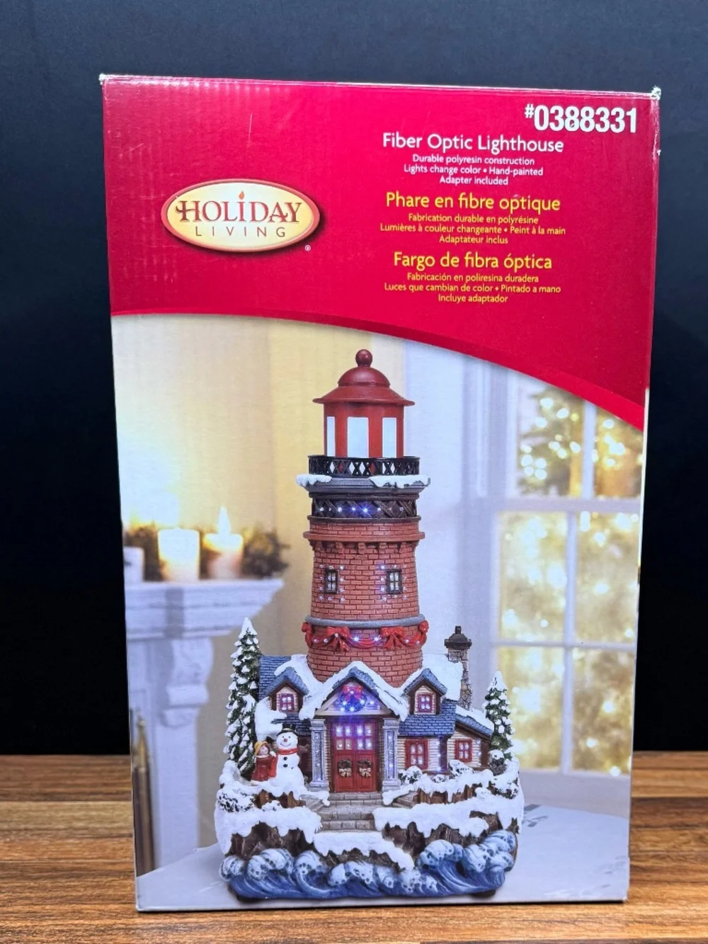 HOLIDAY LIVING Fiber Optic Lighthouse